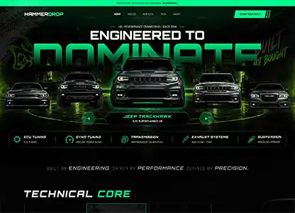 Portfolio website preview