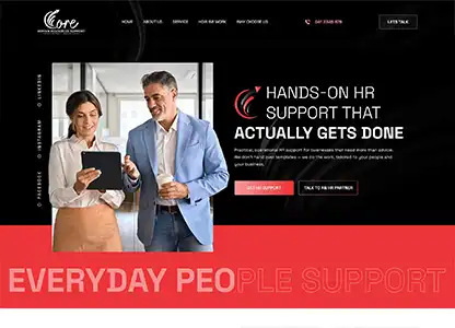 Portfolio website preview